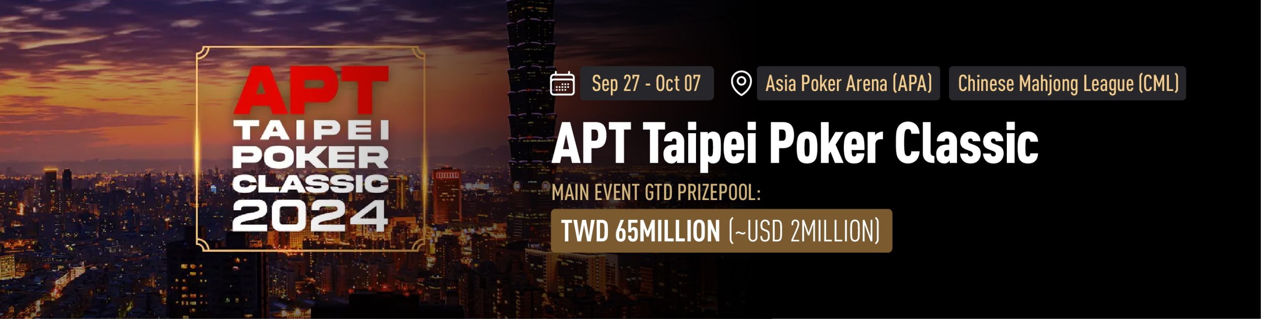 APT Taipei Poker Classic 2024