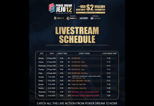 Poker Dream Jeju Livestream Schedule