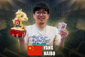 Yang Haibo at Poker Dream Jeju