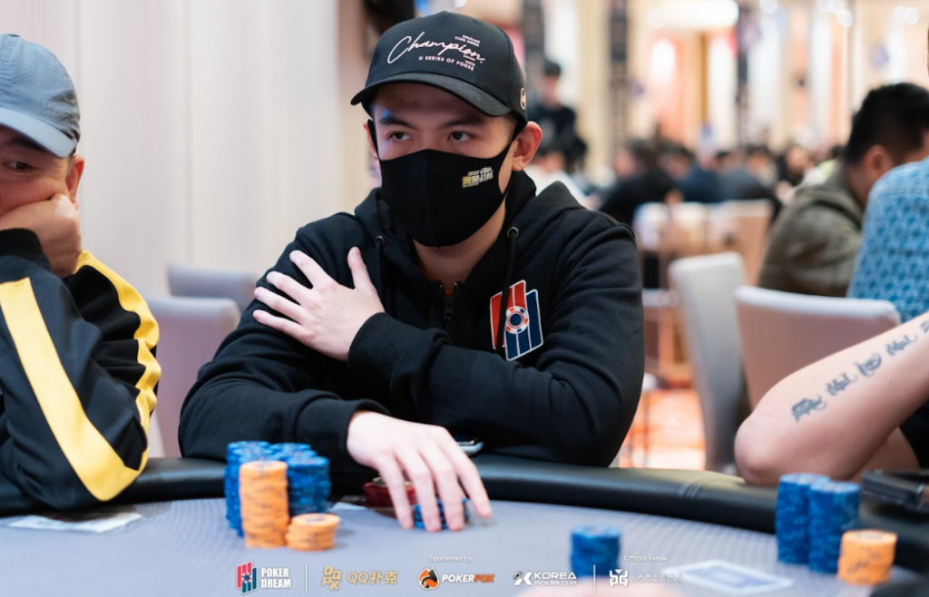 Zhichen Yu tops Poker Dream Jeju Main Event Day 1B